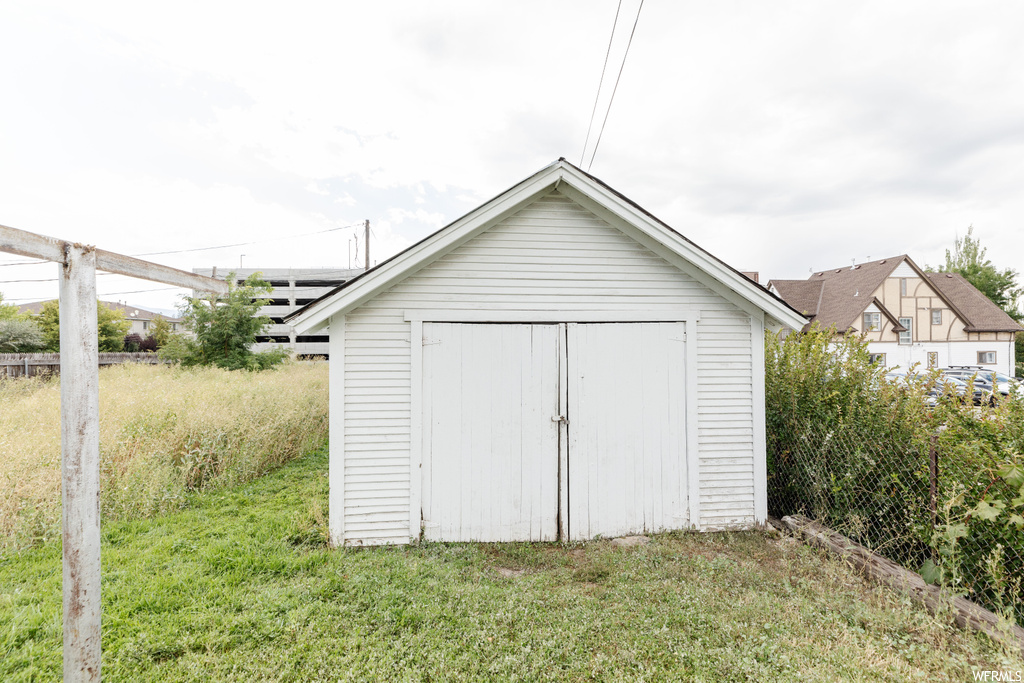 View of outdoor structure