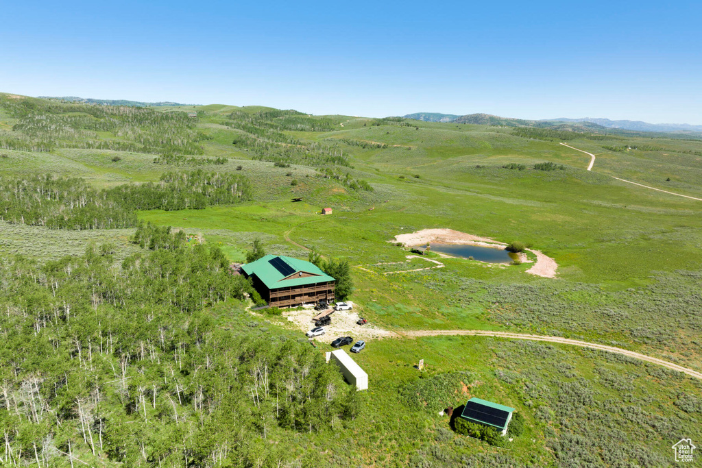Drone / aerial view featuring a rural view