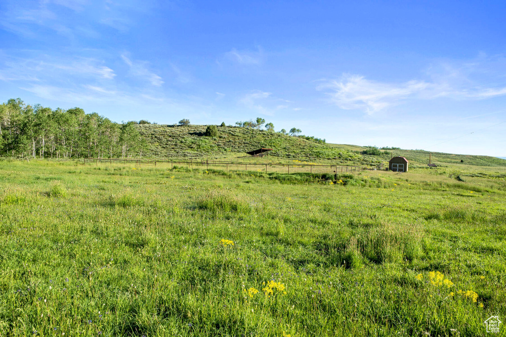 View of landscape featuring a rural view