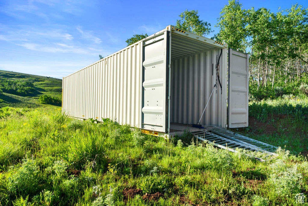 View of outdoor structure