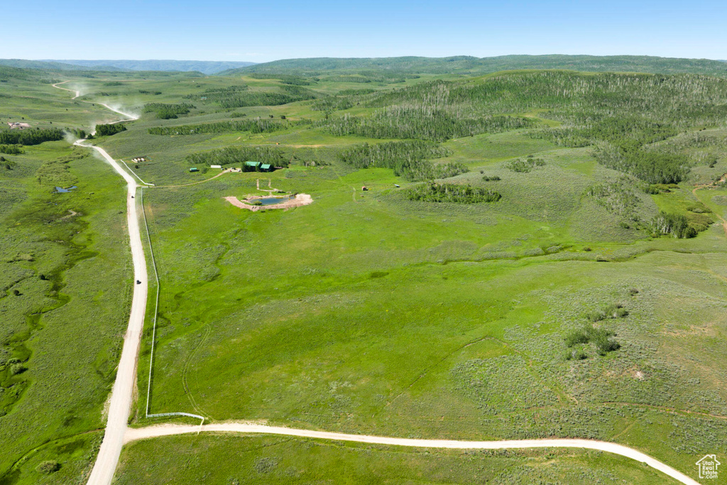 Drone / aerial view featuring a rural view