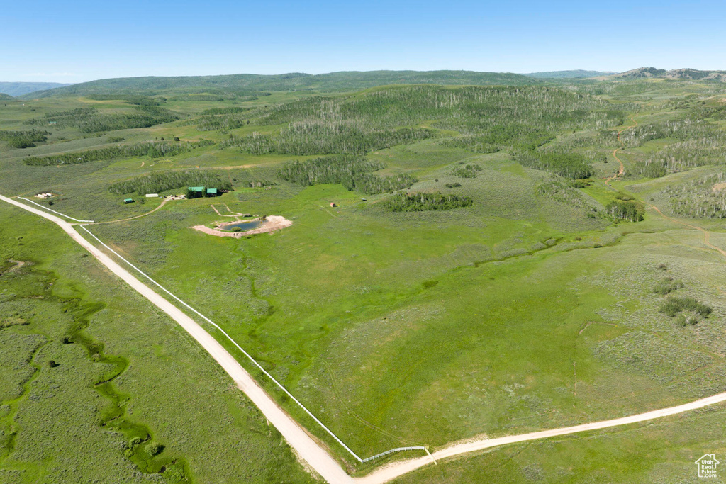 Drone / aerial view featuring a rural view