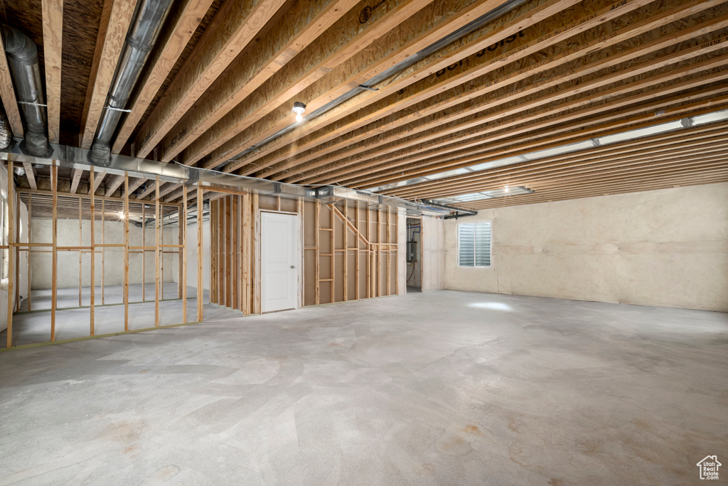 View of basement