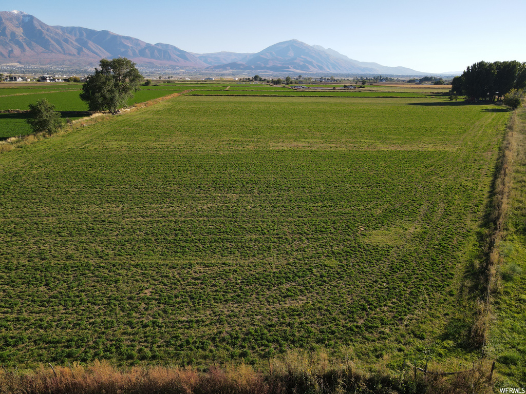 Mountain view with a rural view