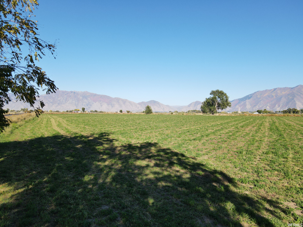 View of mountain feature featuring a rural view