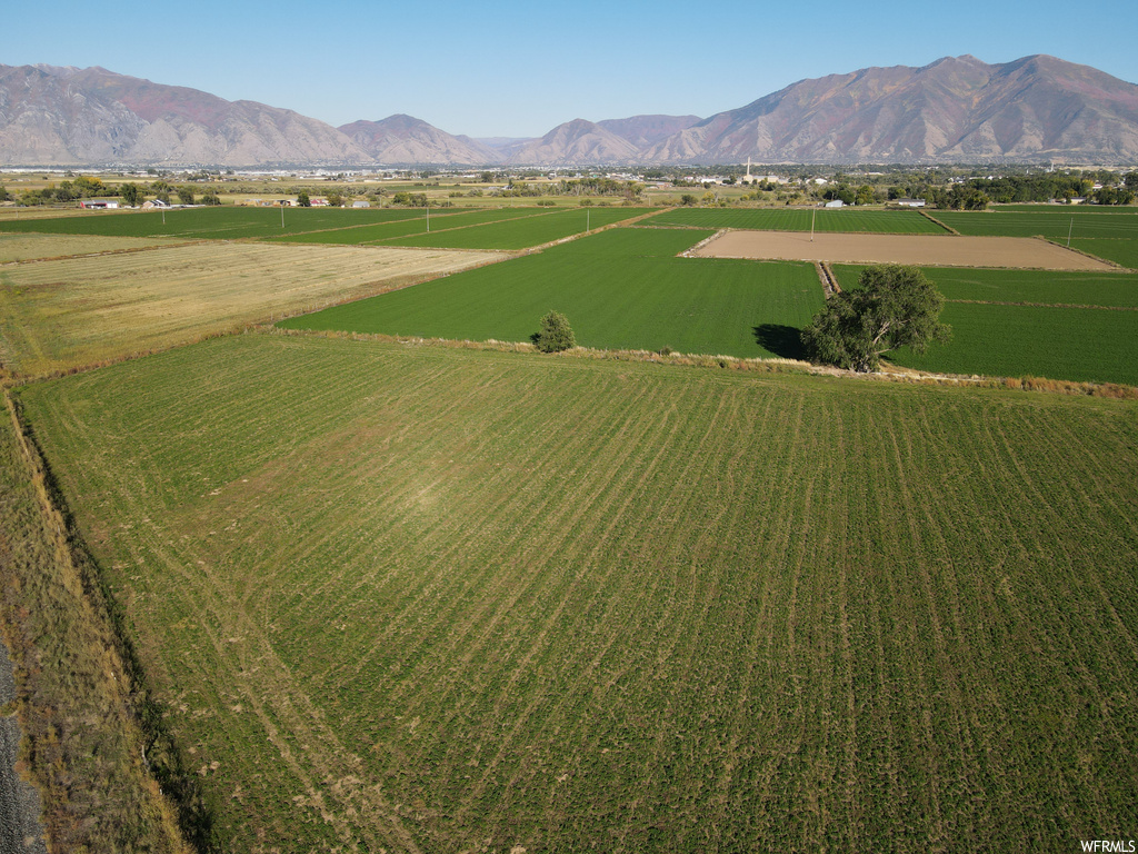 Mountain view with a rural view