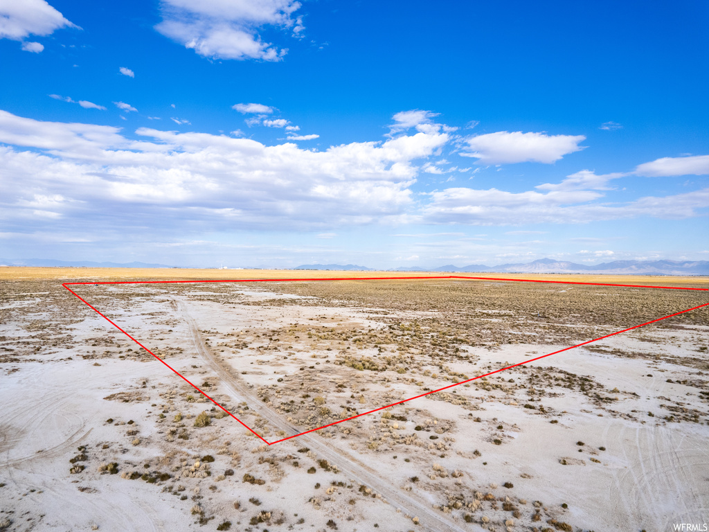 Aerial view featuring a rural view