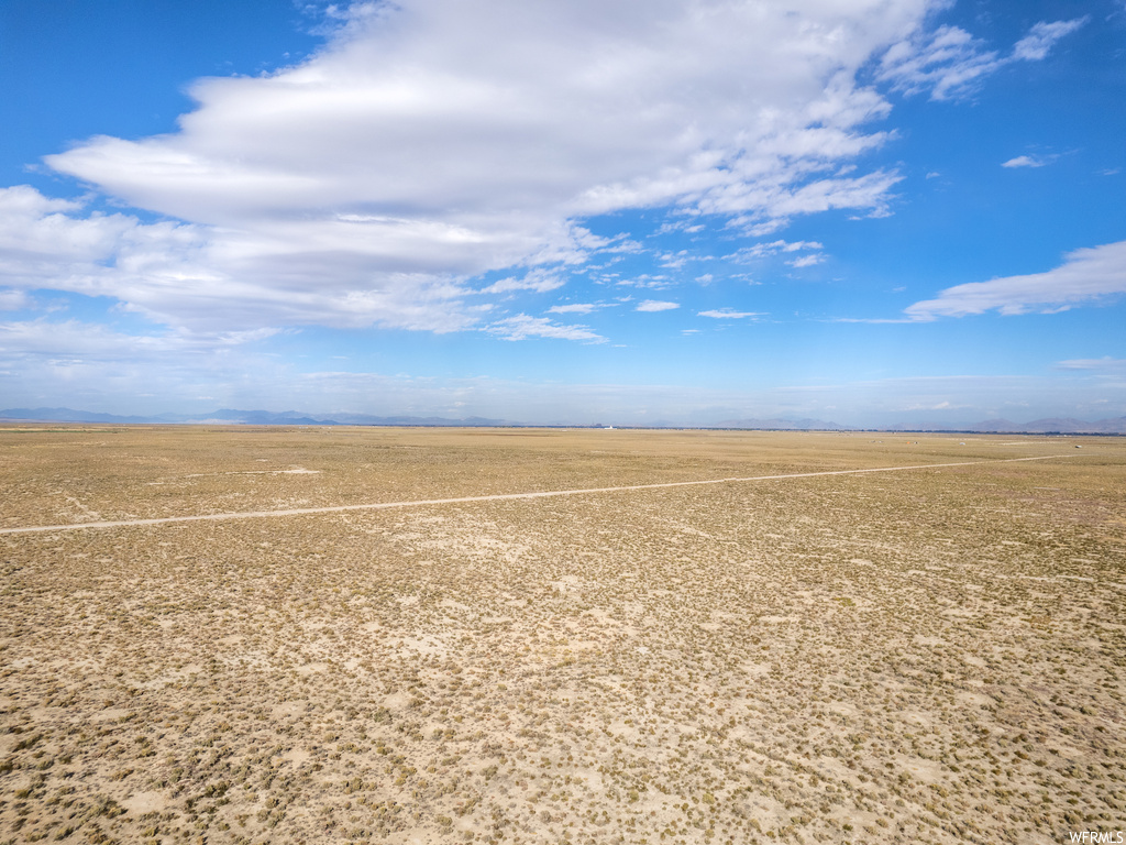 Aerial view with a rural view