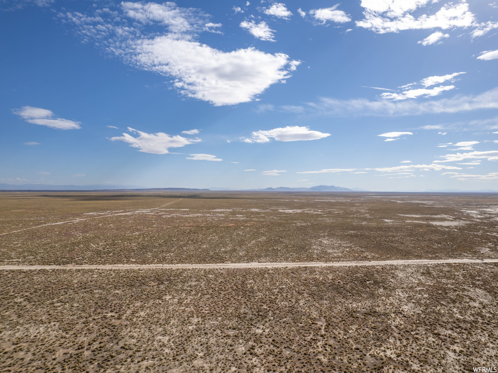 Aerial view with a rural view