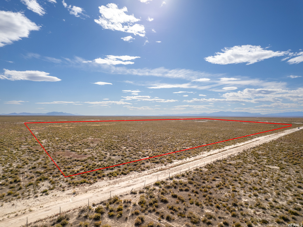 Bird's eye view with a rural view