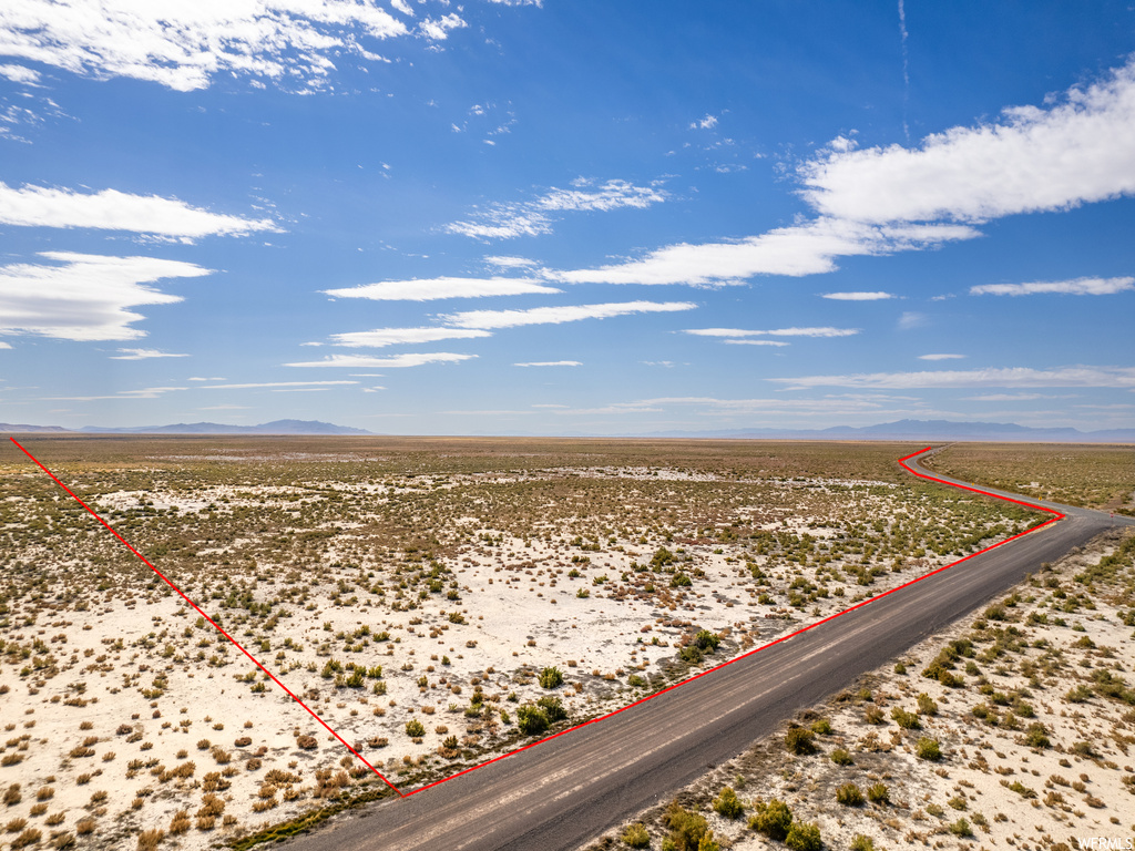 Bird's eye view with a rural view