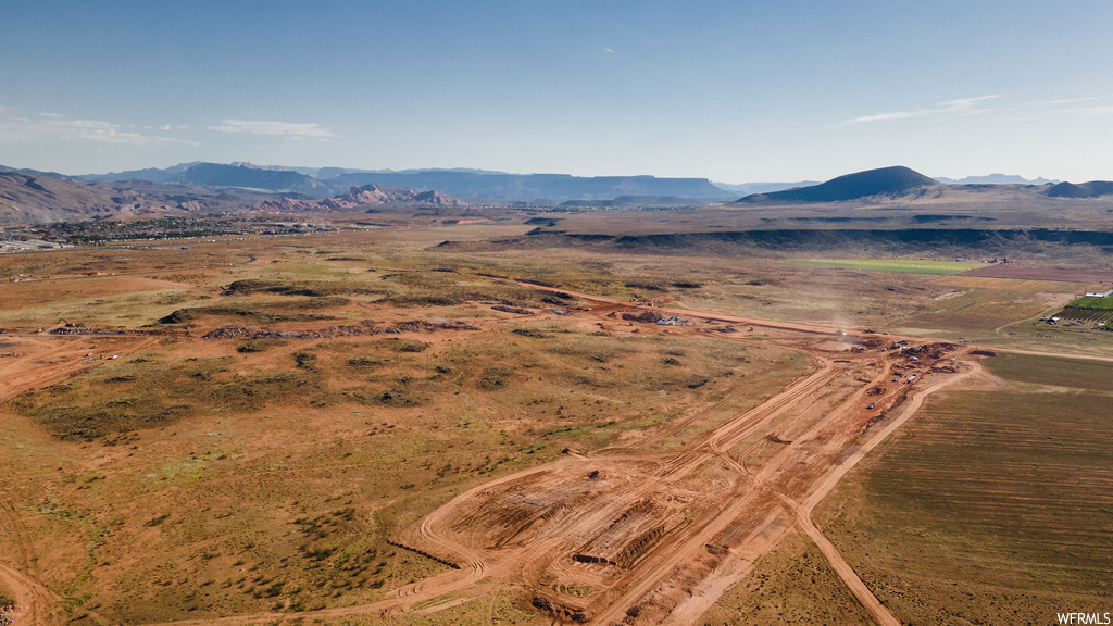 View of mountain feature featuring a rural view