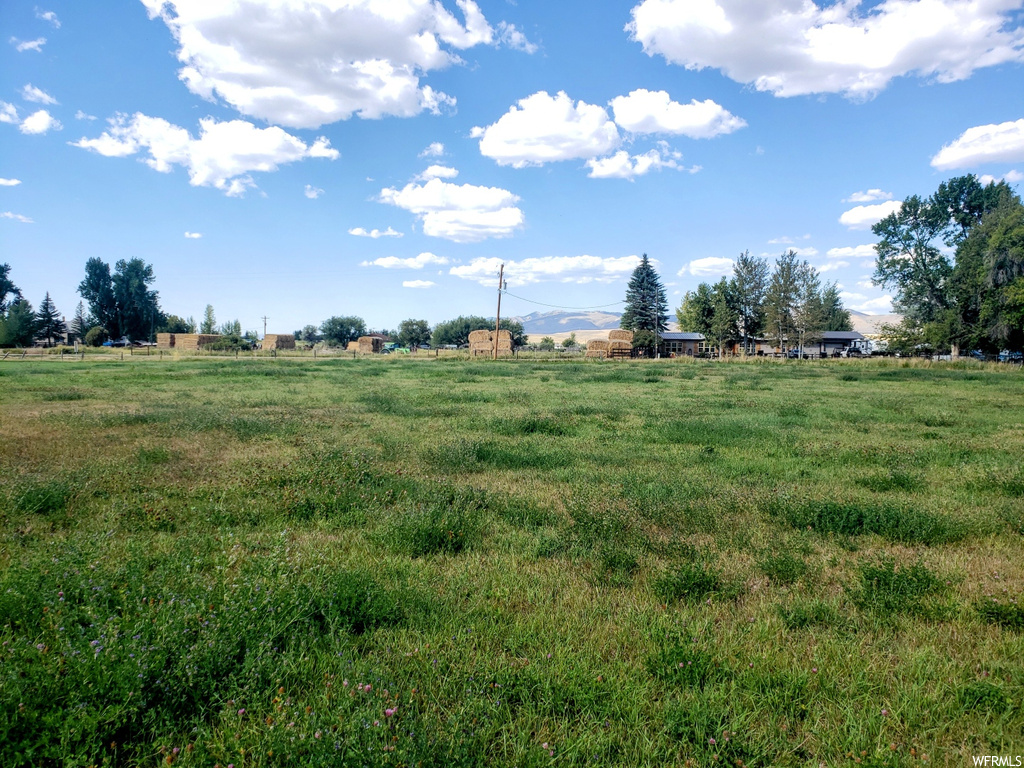 View of yard featuring a rural view