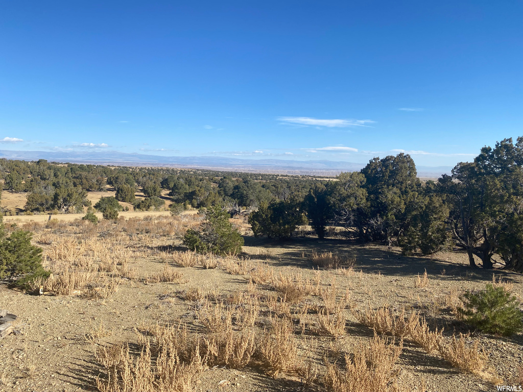 Mountain view featuring a rural view