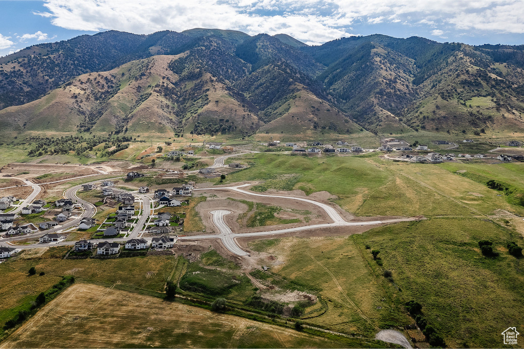 Mountain view with a rural view