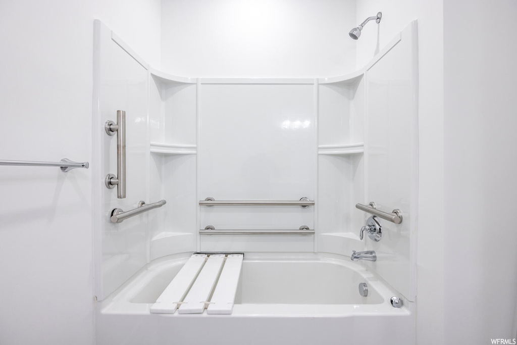 Bathroom featuring shower / tub combination