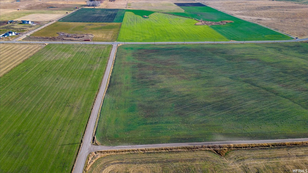 Aerial view featuring a rural view