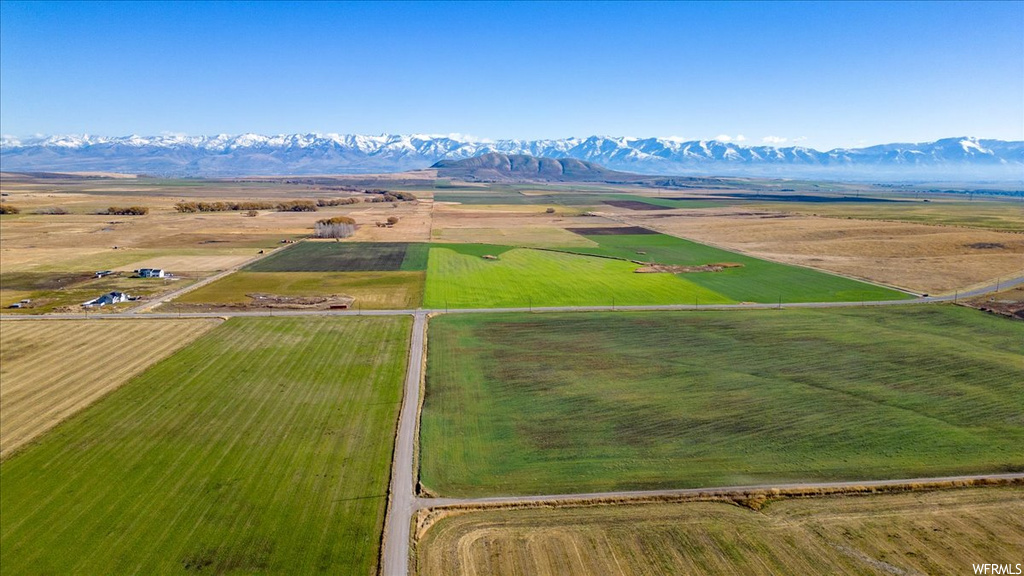 Bird\\\'s eye view featuring a rural view and a mountain view