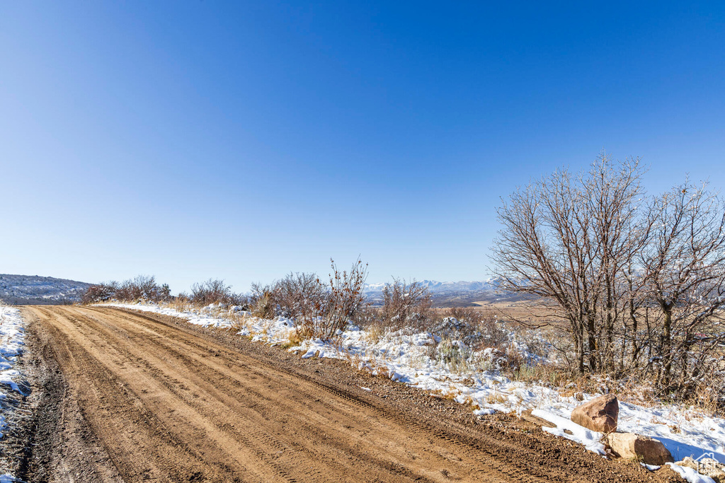 Exterior space with a rural view