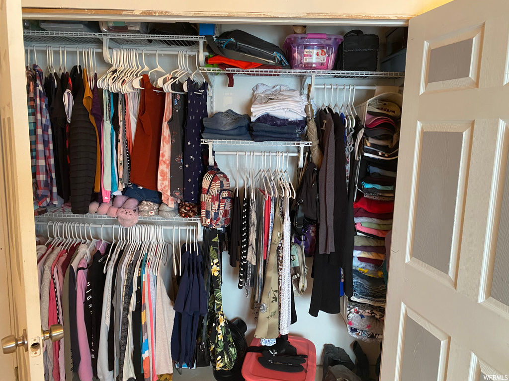 View of closet