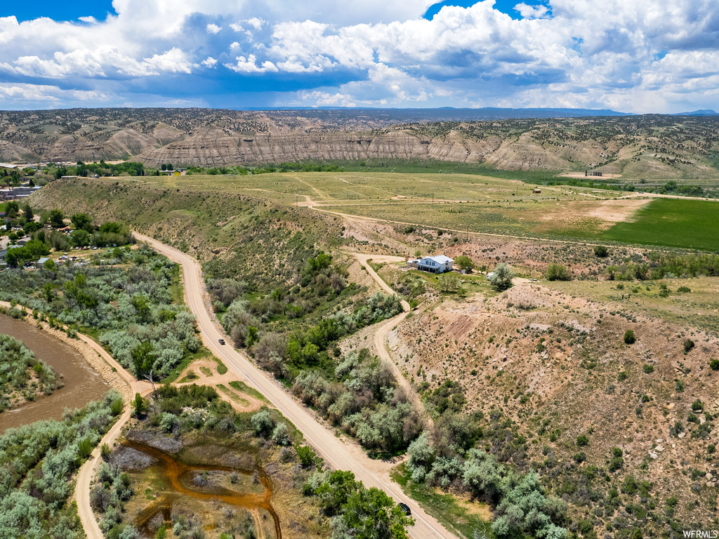 Drone / aerial view featuring a rural view