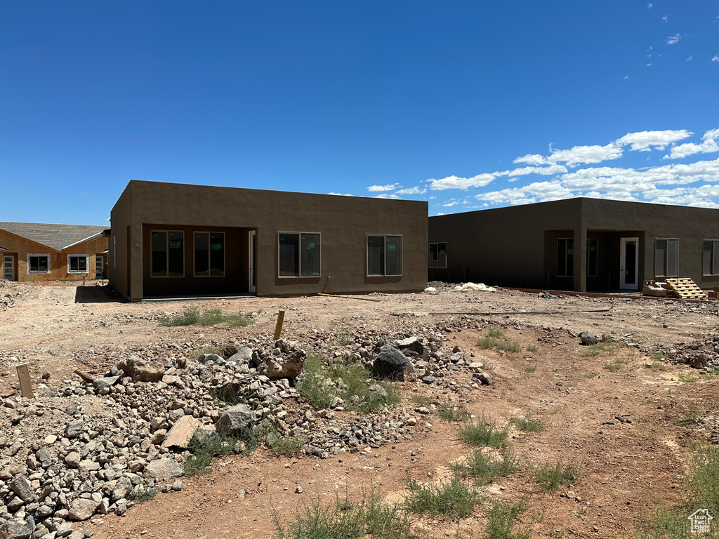 View of rear view of house