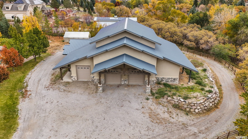 View of birds eye view of property