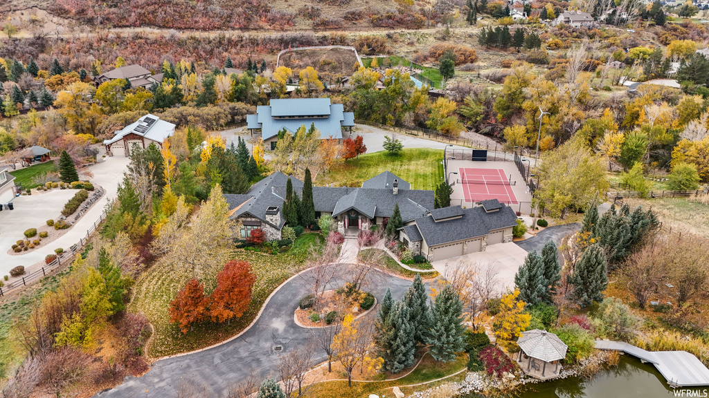 View of birds eye view of property