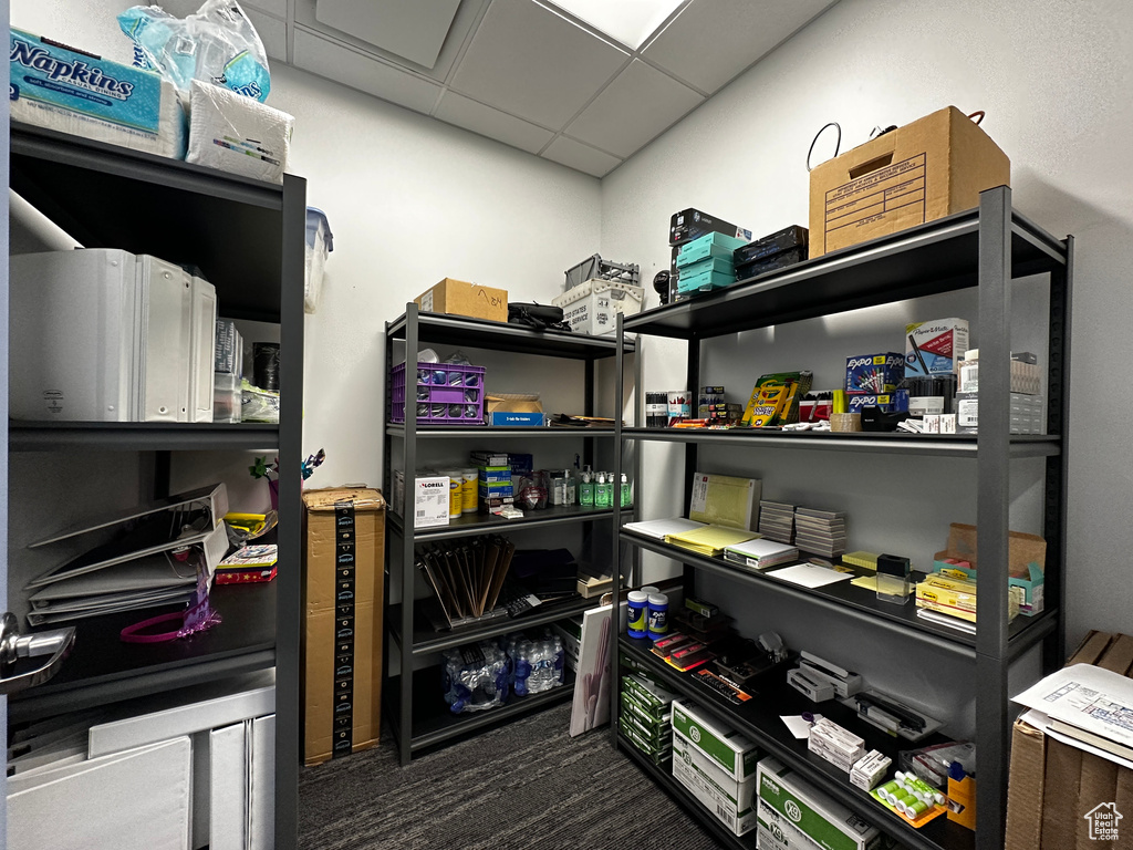 View of storage area