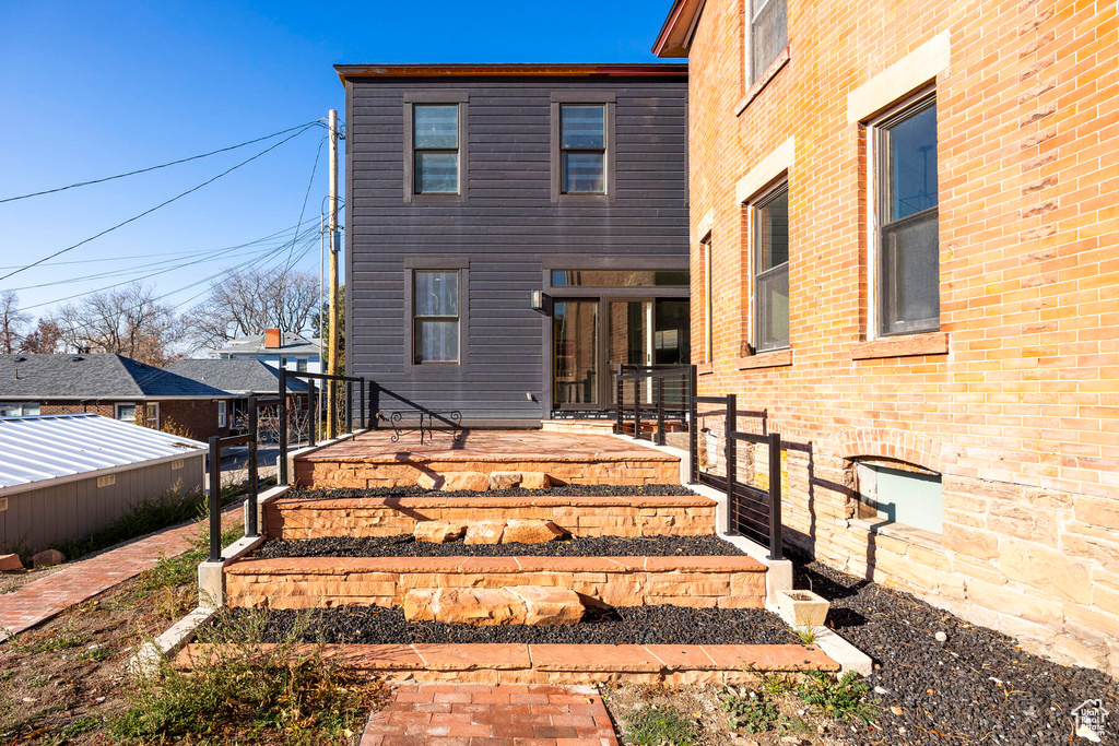 View of rear view of house