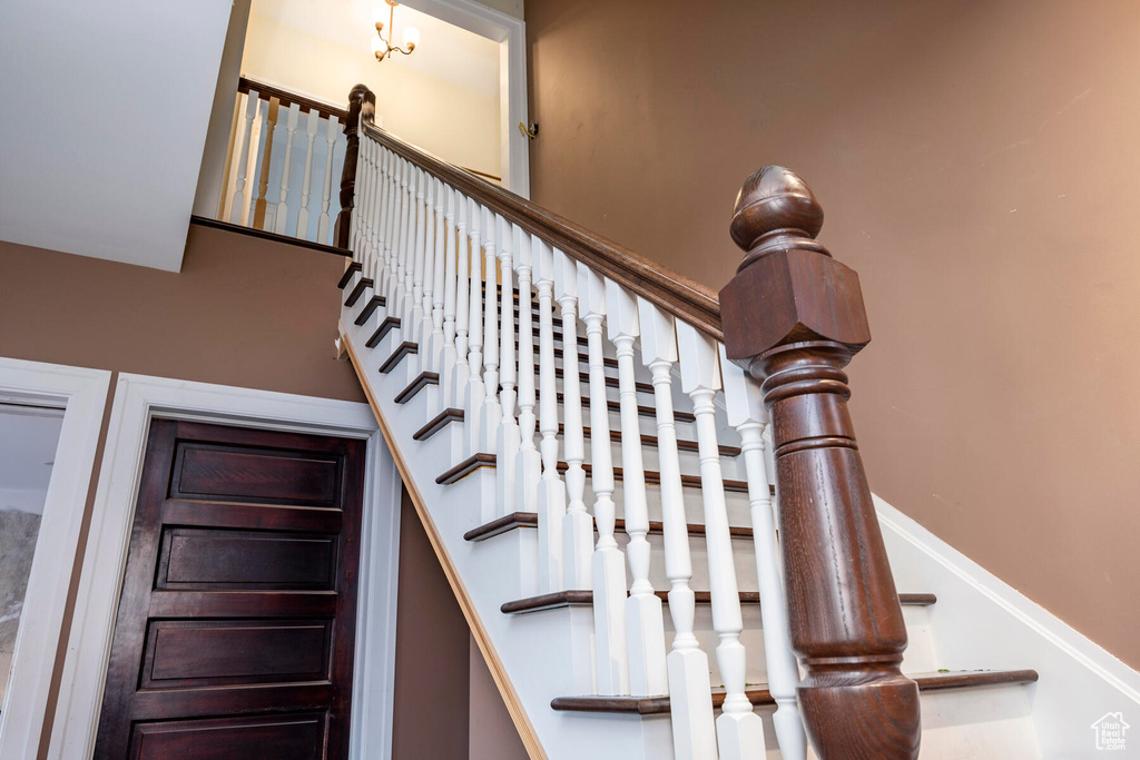 View of stairs