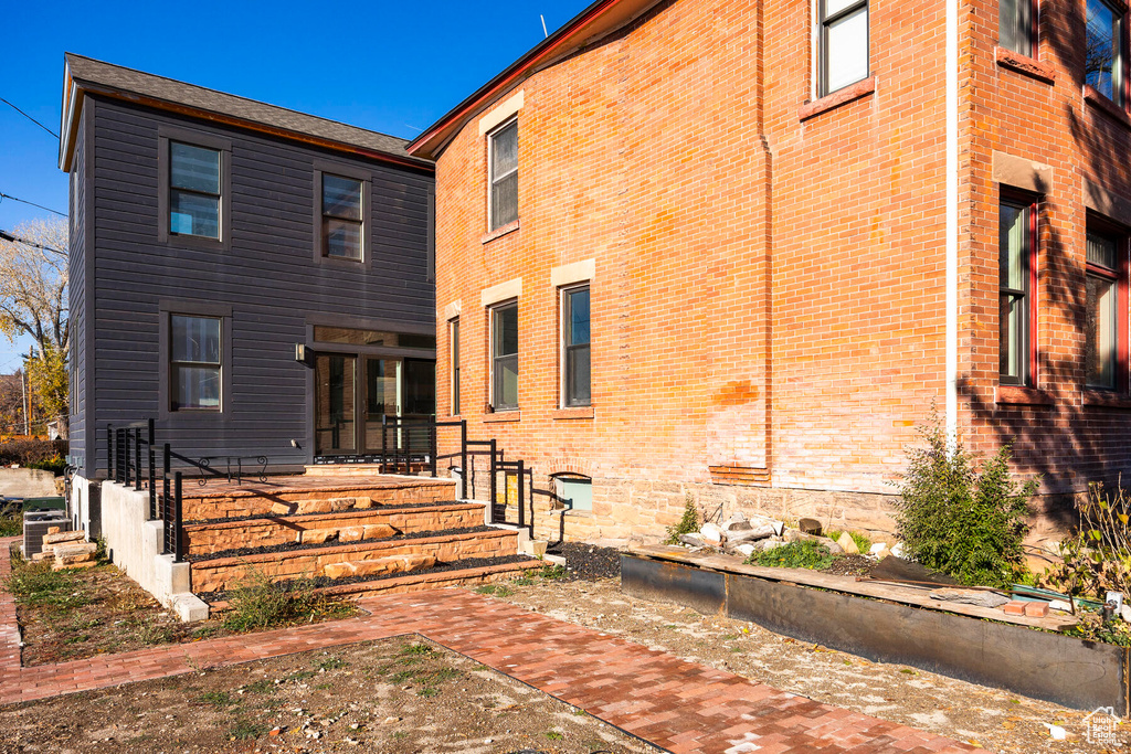 View of rear view of property