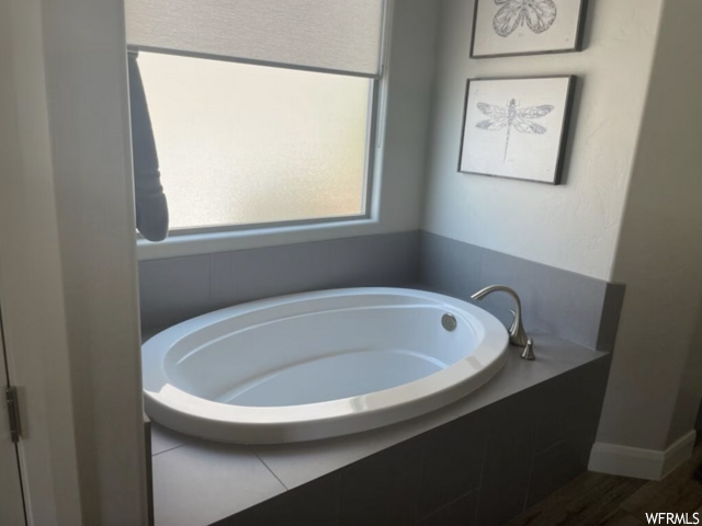 Bathroom with a bathing tub