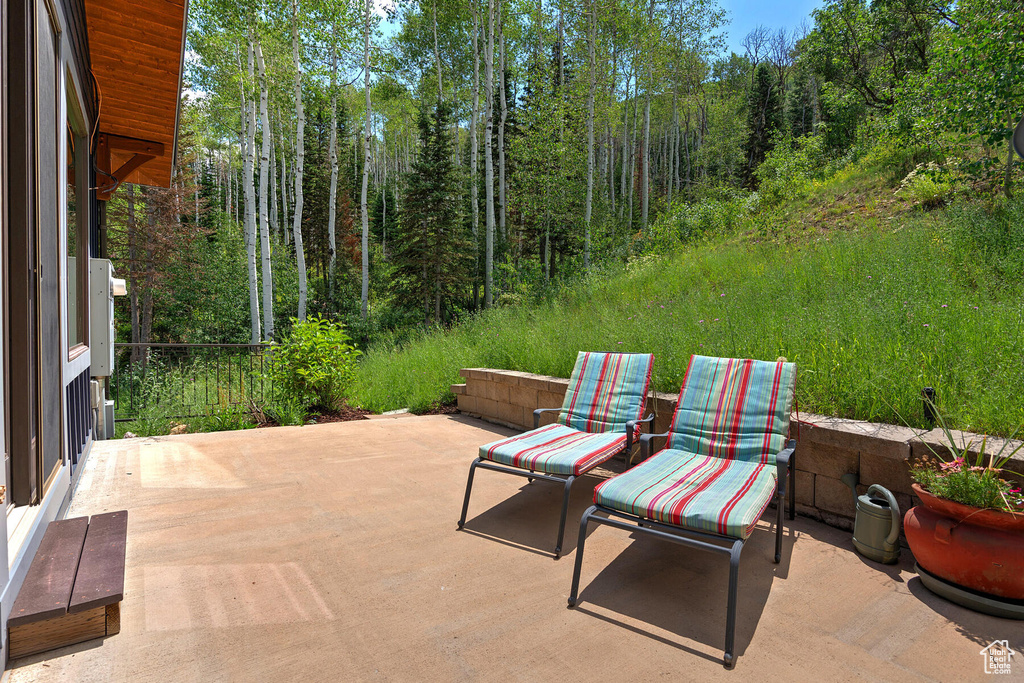 View of patio