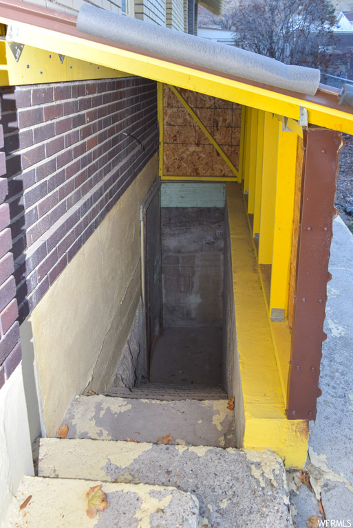 View of storm shelter