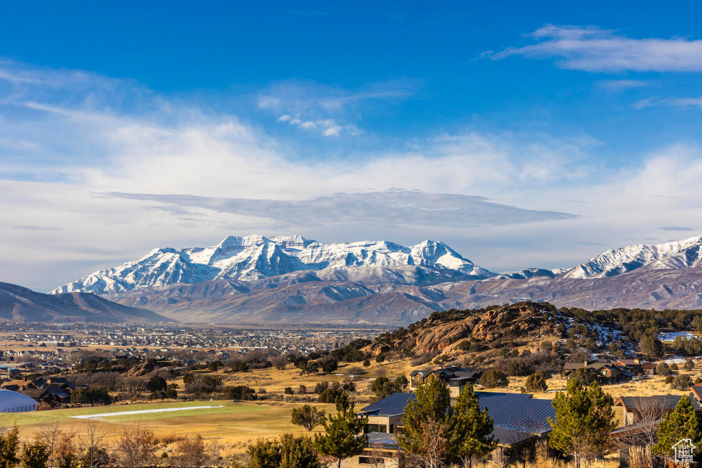 View of mountain background