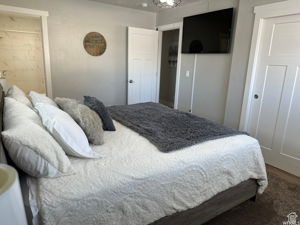 Bedroom featuring a closet