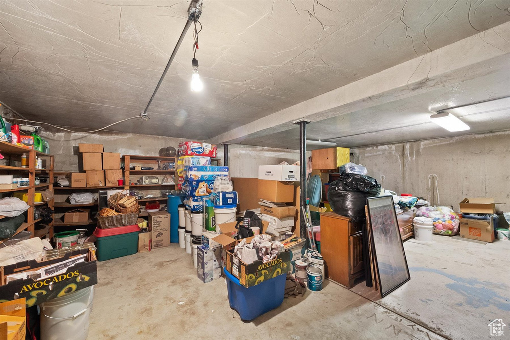 View of basement
