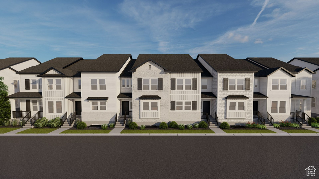 View of townhome / multi-family property