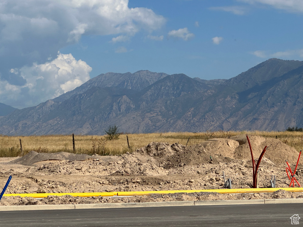 View of mountain feature with a rural view