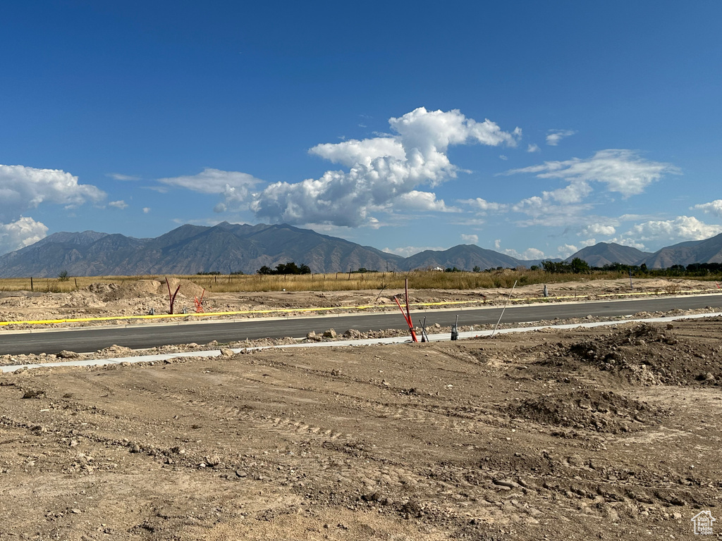 Property view of mountains featuring a rural view