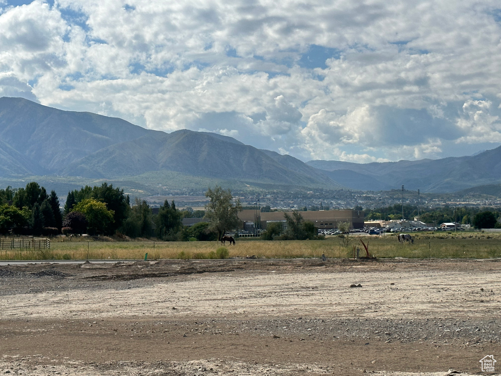 Mountain view with a rural view