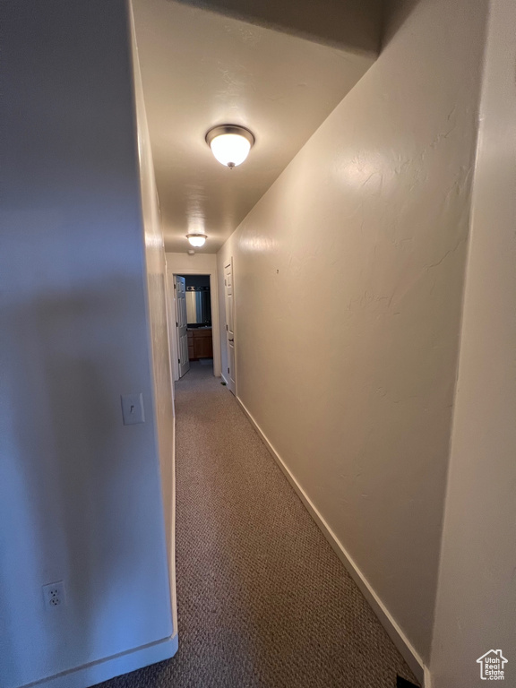Corridor with carpet