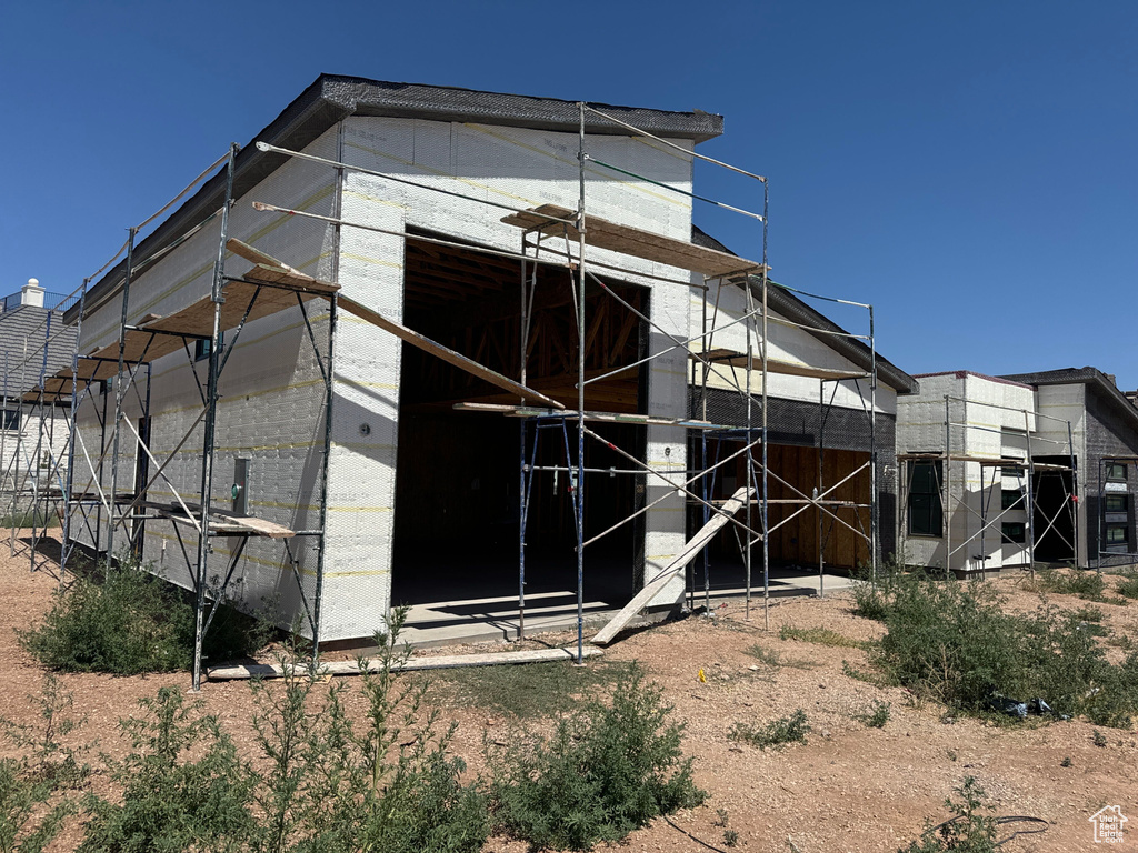 View of rear view of house