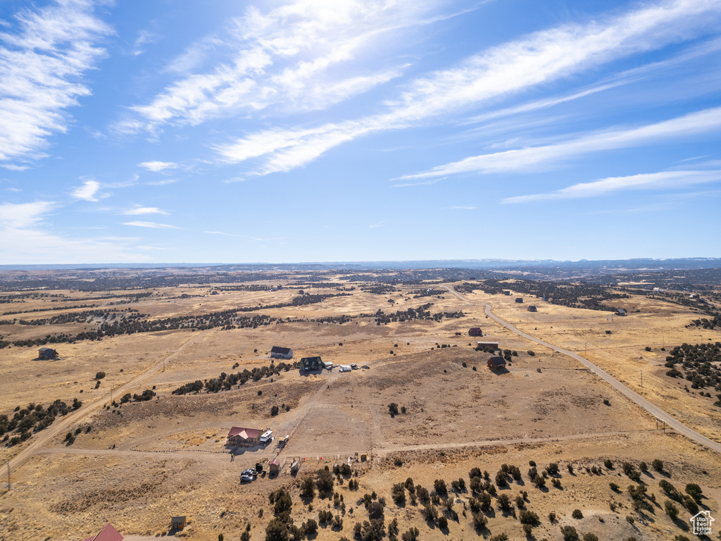 Bird\'s eye view with a rural view