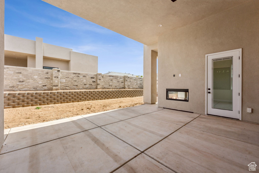 View of patio / terrace featuring a fenced backyard