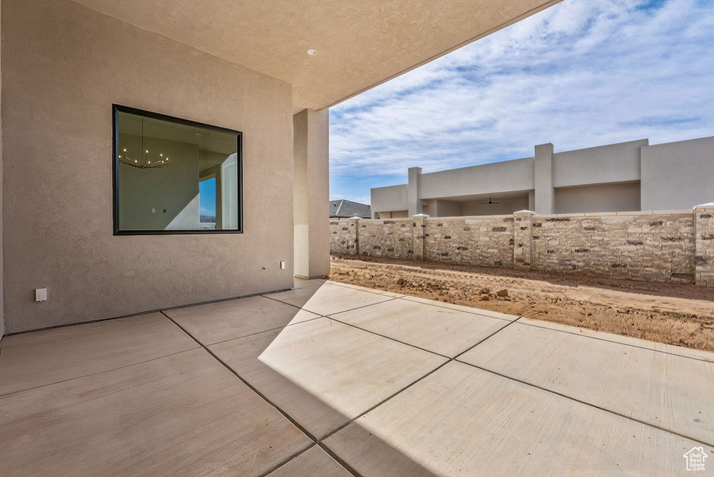 View of patio / terrace with fence