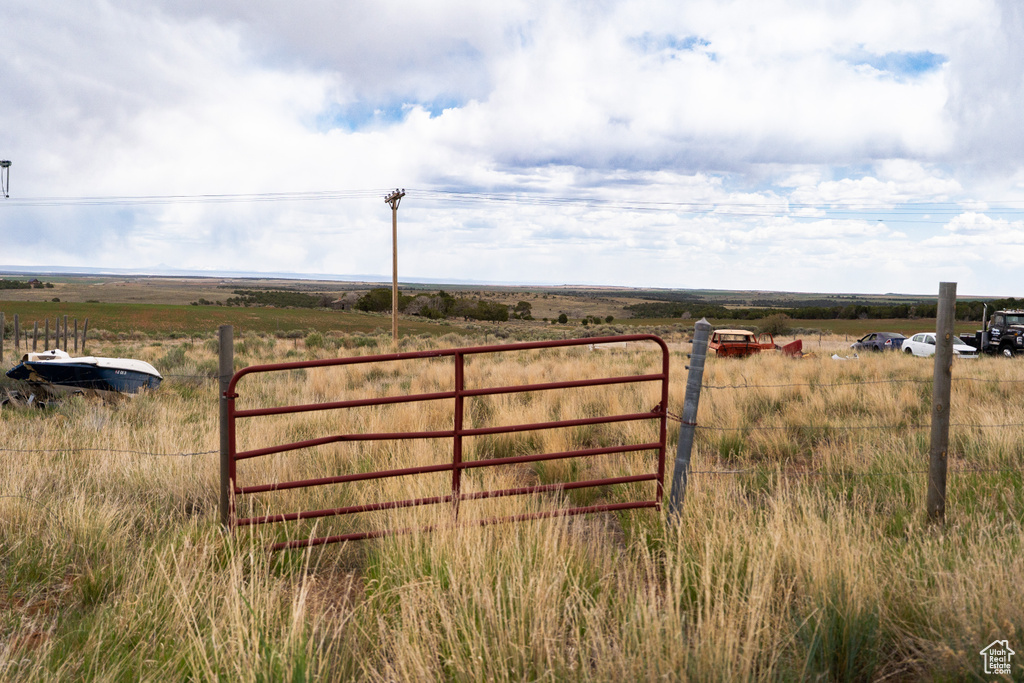 Gate with a rural view