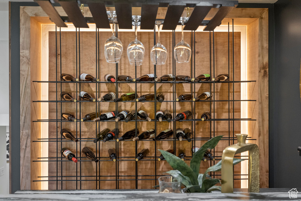 View of wine room