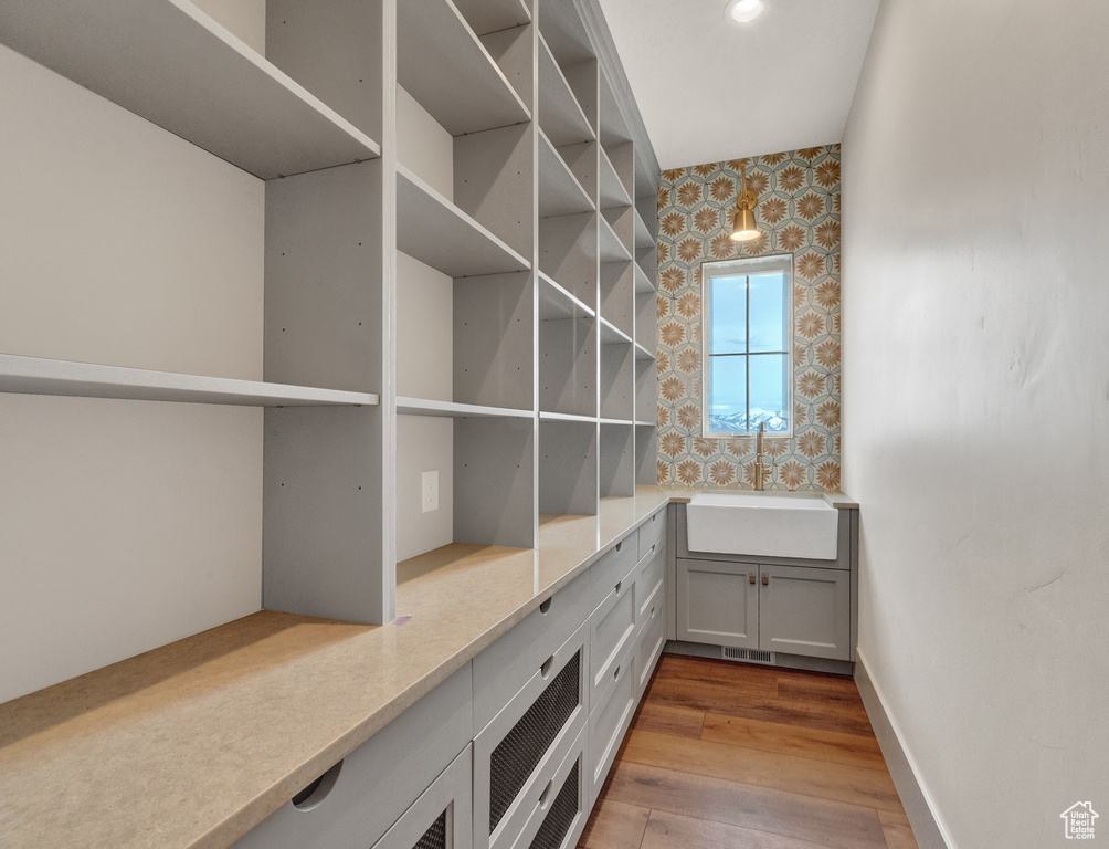 Pantry with sink